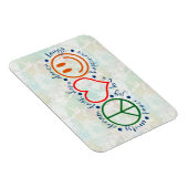 Peace Love Smile Magneet (Rechterzijde)