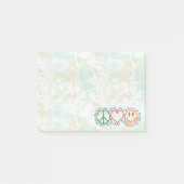 Peace Love Smile Post-it® Notes (Voorkant)