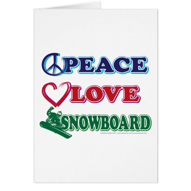 Peace-Love-Snow-Board (Voorkant)
