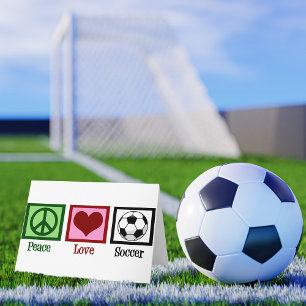 Peace Love Soccer Kaart