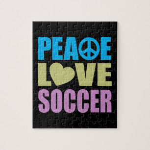 Peace Love Soccer Legpuzzel