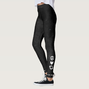 Peace-Love-Space-Leggings Leggings