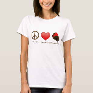 Peace Love Strawberries T-shirt