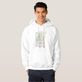 Peace Love & Supergirl Power Hoodie (Voorkant volledig)