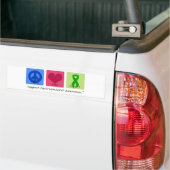 Peace Love Support Environment Bumpersticker (Op Truck)