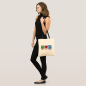 Peace Love Surfing Tote Bag (Voorkant (model))
