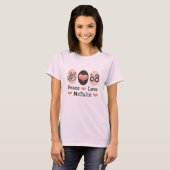 Peace Love T-shirt McPalin 08 Organic (Devant entier)
