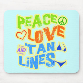 Peace Love Tan Lines Muismat