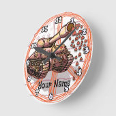 Peace Love Tank Ronde Klok (Hoek)