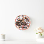 Peace Love Tank Ronde Klok (Huis)