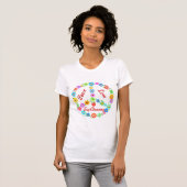 Peace Love Tap-dansen T-shirt (Voorkant volledig)