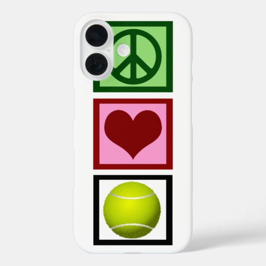 Peace Love Tennis Case-Mate iPhone Case (Achterkant)