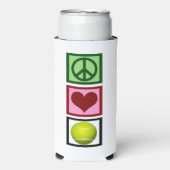 Peace Love Tennis Player-toets (Seltzer Voorkant)