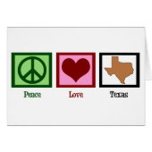 Peace Love Texas (Voorkant Horizontaal)