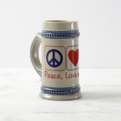 Peace Love Texas Bierpul (Voorkant links)