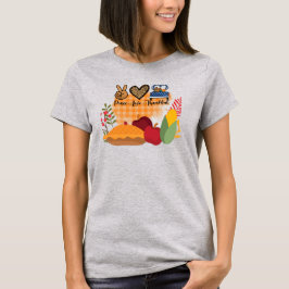 Peace Love Thankful Herfst & Thanksgiving T-shirt