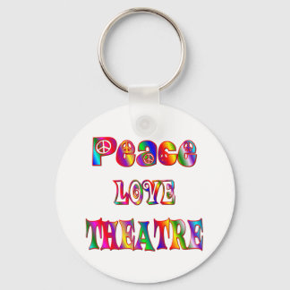 Peace Love Theater Sleutelhanger