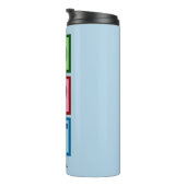 Peace Love to Occupational Therapy Thermosbeker (Geroteerd rechts)