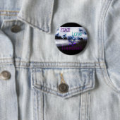 Peace Love Tolerance Ronde Button 5,7 Cm (In situ)