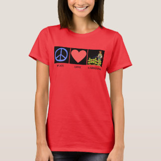 PEACE LOVE TUINIEREN T-SHIRT