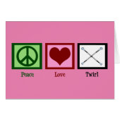 Peace Love Twirl (Voorkant Horizontaal)