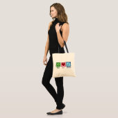 Peace Love Ukulele Tote Bag (Voorkant (model))