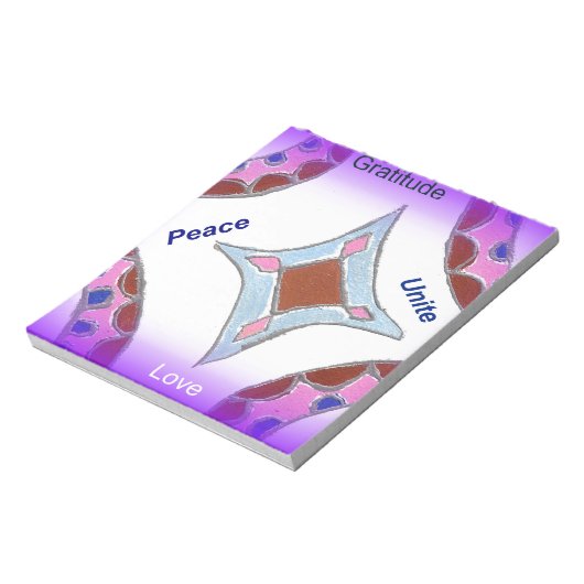 Peace Love Unity hakuna matata .png Notitieblok (Gedraaid)