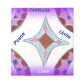 Peace Love Unity hakuna matata .png Notitieblok (Voorkant)