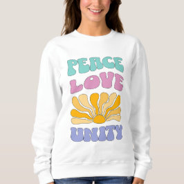 Peace Love Unity Trui