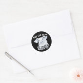 Peace Love Vegan Pig Sticker (Envelop)