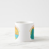 Peace & Love Vibes Espresso Kop (Voorkant)