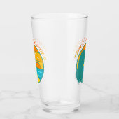 Peace & Love Vibes Glas (Rechts)