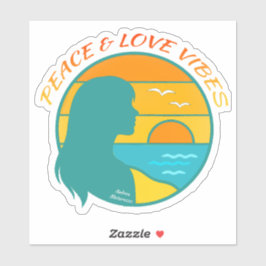 Peace & Love Vibes Sticker