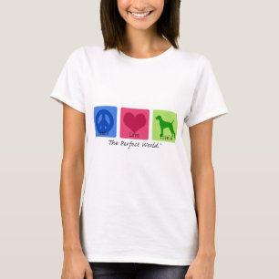 Peace Love Vizsla T-shirt
