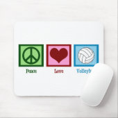 Peace Love Volleyball Muismat (Met muis)