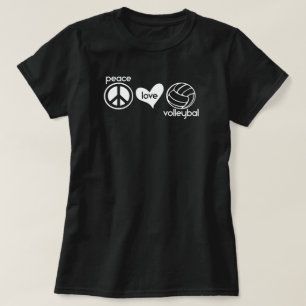 Peace Love Volleyball T-Shirt