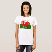 Peace, Love, Wales T-shirt (Voorkant volledig)