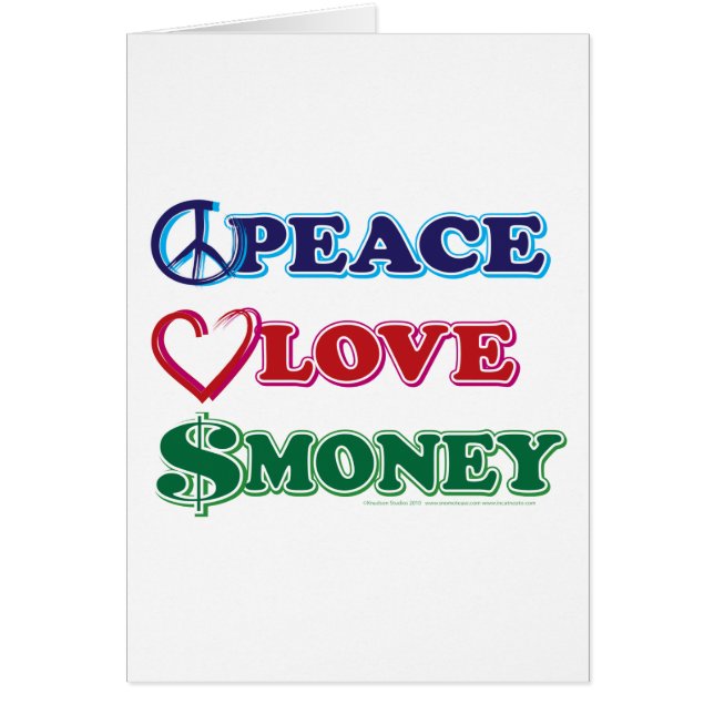Peace-Love-Wall-Money (Voorkant)