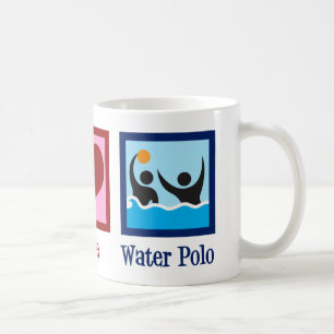 Peace Love Water Polo Koffiemok