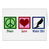 Peace Love Water Ski (Devant horizontal)