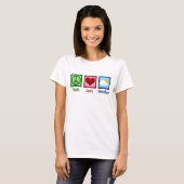Peace Love Weether T-shirt (Voorkant volledig)