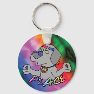 Peace Love Weimaraner Sleutelhanger
