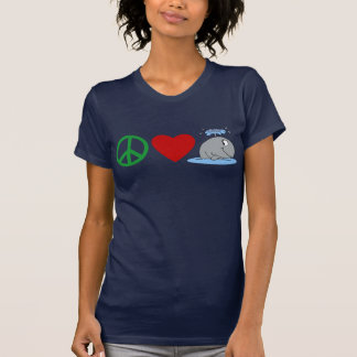 Peace Love Whales T shirten, Travel Mugs, Gifts T-shirt