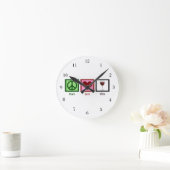 Peace Love Wine Ronde Klok (Huis)