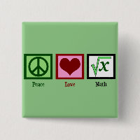 Peace Love Wiskunde Geek