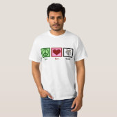 Peace Love Wolves T-shirt (Voorkant volledig)