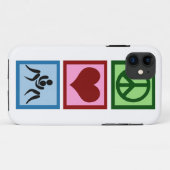 Peace Love Wrestling Case-Mate iPhone Case (Achterkant (horizontaal))