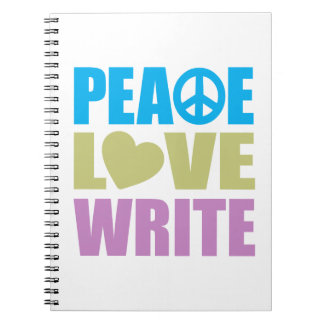 Peace Love Write Notitieboek