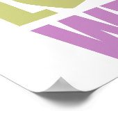 Peace Love Write Poster (Hoek)