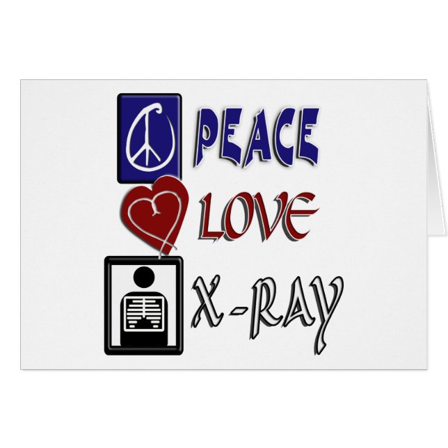 PEACE LOVE XRAY (Devant horizontal)